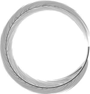 Abstract Swirl Round Frame PNG Image