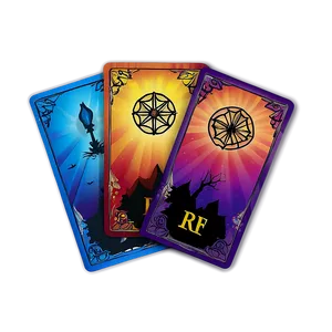 Abstract Tarot Cards Png Cdh7 PNG Image