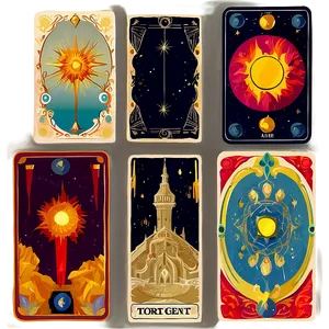 Abstract Tarot Cards Png Gsr PNG Image