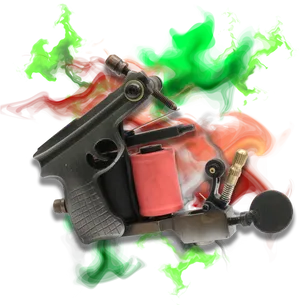 Abstract Tattoo Machine Art PNG Image