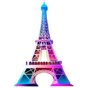 Abstract Torre Eiffel Art Png 06262024 PNG Image