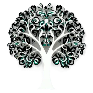 Abstract Tree Outline Png 52 PNG Image