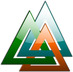 Abstract Triangular Design PNG Image