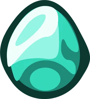 Abstract Turquoise Egg Texture PNG