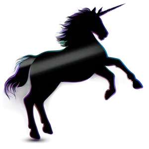 Abstract Unicorn Silhouette Png 84 PNG Image