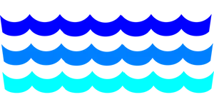 Abstract Water Waves Pattern PNG