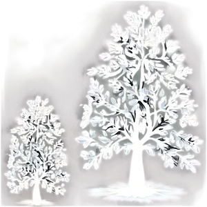 Abstract White Tree Picture Png Hlk PNG Image