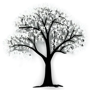 Abstract White Tree Picture Png Hpn22 PNG Image