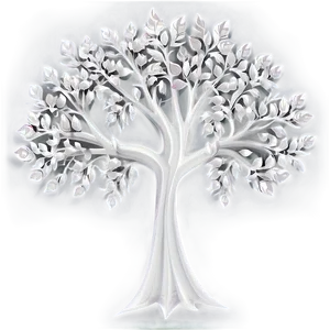 Abstract White Tree Picture Png Rsx PNG Image