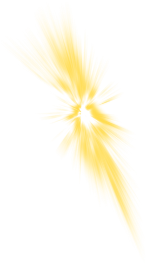 Abstract Yellow Explosion PNG Image