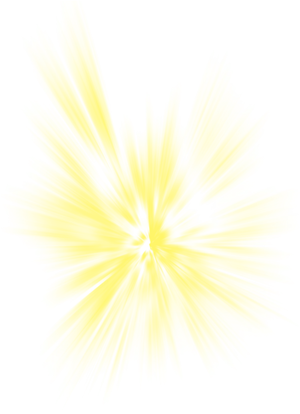 Abstract Yellow Light Burst PNG Image