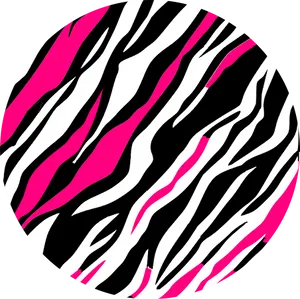 Abstract Zebra Stripes Pattern PNG Image