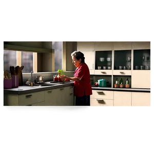 Abuela's Kitchen Scene Png Ren12 PNG Image