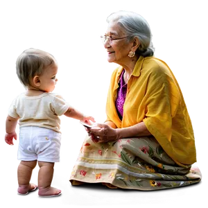 Abuela's Story Time Png Cvu PNG Image