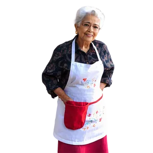 Abuela With Apron Png 95 PNG Image