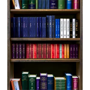 Academic Books On Shelf Png Jfg PNG Image