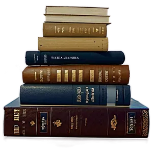 Academic Books Stack Png 77 PNG Image