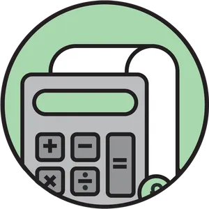 Accounting Calculator Icon PNG