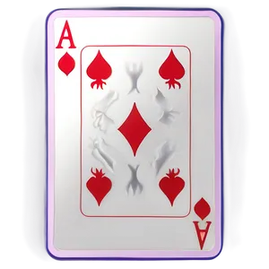 Ace Card Outline Png 4 PNG Image