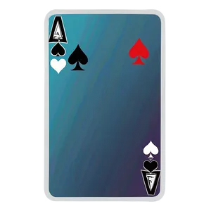 Ace Card Outline Png Ijo PNG Image