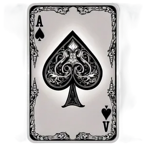 Ace Of Spades Playing Card Png Fug PNG Image