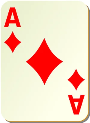 Aceof Diamonds Playing Card PNG Image