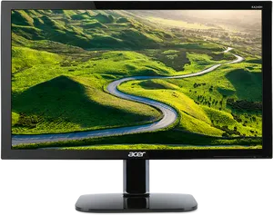 Acer Monitor Landscape Display PNG