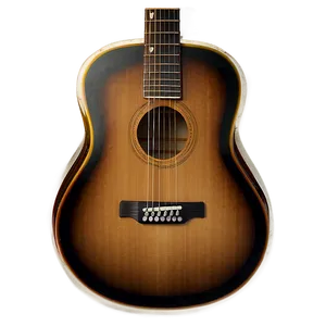 Acoustic Guitar And Vinyl Record Png 06122024 PNG Image