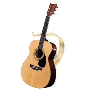 Acoustic Guitar And Vinyl Record Png Qwx47 PNG Image