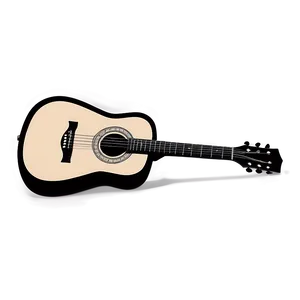 Acoustic Guitar Outline Png 06122024 PNG Image