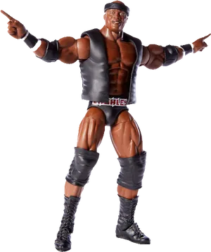 Action Figure Wrestler Pose PNG Image