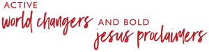 Active World Changers Bold Jesus Proclaimers Banner PNG Image