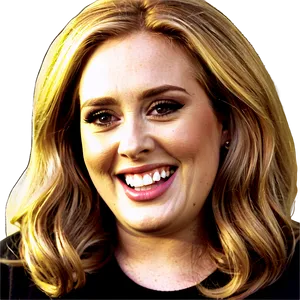 Adele Laughing Png Nnw PNG Image