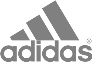 Adidas Logo Black Background PNG Image