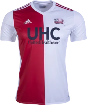 Adidas Sponsored Soccer Jersey PNG Image