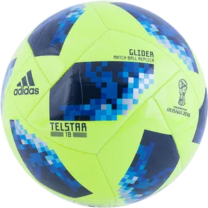 Adidas Telstar2018 World Cup Replica Soccer Ball PNG Image