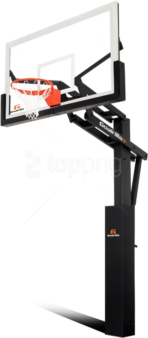 Adjustable Basketball Hoop System PNG Image