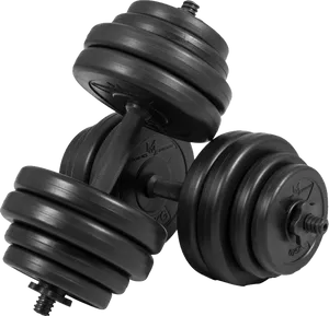 Adjustable Dumbbells Fitness Equipment PNG Image