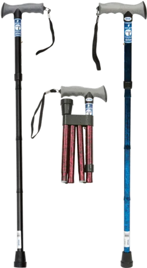 Adjustable Walking Sticks Variety PNG Image