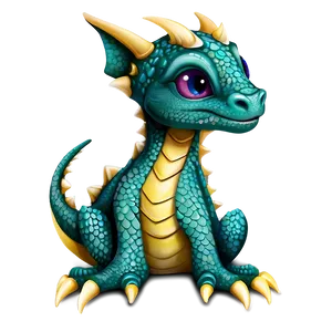 Adorable Baby Dragon Png Xbr PNG Image