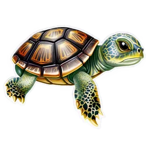 Adorable Baby Turtle Png Vwd1 PNG Image