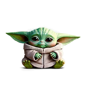 Adorable Baby Yoda Character Png 05062024 PNG Image