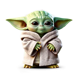 Adorable Baby Yoda Character Png Muu78 PNG Image