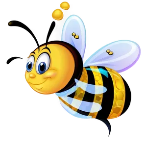 Adorable Bee Cartoon Png Yml61 PNG Image