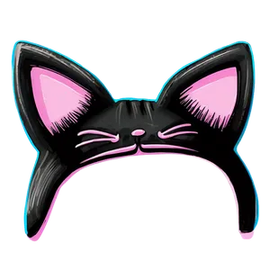 Adorable Cat Ear Artwork Png 06212024 PNG Image