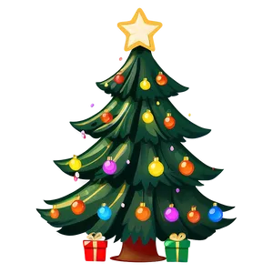 Adorable Christmas Tree Clipart Png Xyt PNG Image