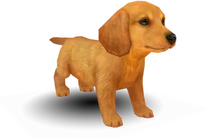 Adorable Dachshund Puppy Graphic PNG Image