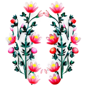 Adorable Floral Design Png Soy PNG Image