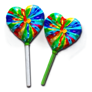 Adorable Heart Lollipop Png Oql PNG Image