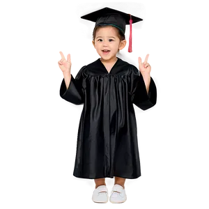 Adorable Kindergarten Cap And Gown Png 92 PNG Image